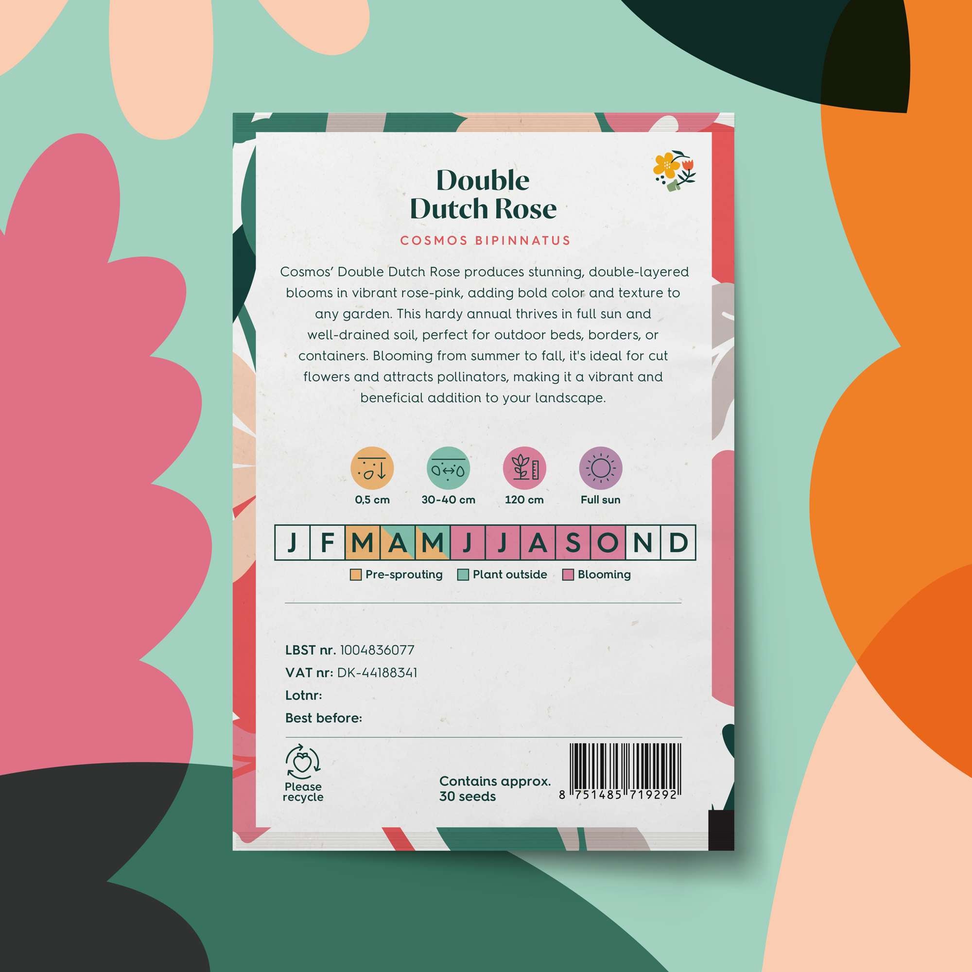 Rosenskära 'Double Dutch Rose' (frö)